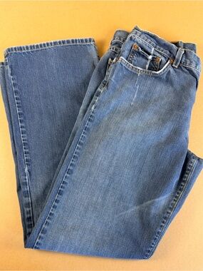 Lucky Brand Jeans Women's 10/30 X 30 Bootcut Blue Denim Logan Classic Rider